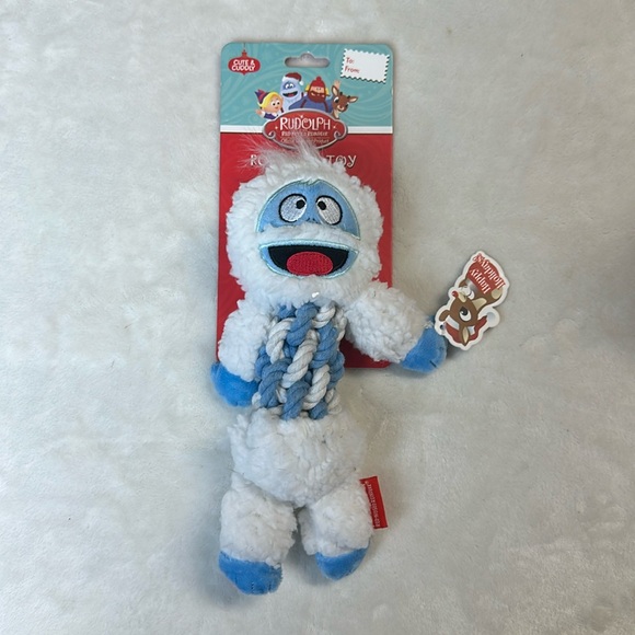Rudolph The Red Nosed Reindeer Plush Toy Rope Abominable Snowman Yeti - Picture 1 of 4